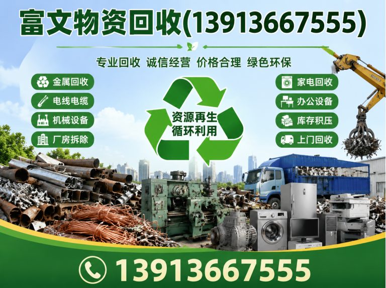 崇明区废旧物资回收展示图
